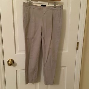 j Crew Martin pants light gray 6P